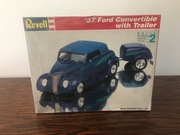 revell 37 ford convertible with trailer model do sklejania