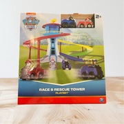 PSI PATROL PAW BAZA Z WIEŻĄ I TOREM POJAZY PIESKI ZESTAW NOWY