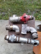 Kształtki 1 1/2 6/4 DN40 trójnik, kolano, nypel zawór zwrotny, śrubunek 