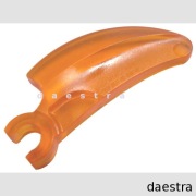 LEGO 16770 PAZUR RÓG ZĄB z klipsem, zakrzywiony Trans-Orange