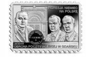 20 zł (2021) - Obrona Poczty Polskiej w Folii BAG + Folder Ag 925