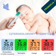 TERMOMETR CYFROWY DLA DZIECKA BEZDOTYKOWY 4w1