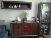 Dwie komody, witryna , szafka rtv + półka ścienna 