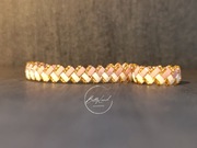 Bransoletka i pierścionek z koralików miyuki - handmade 