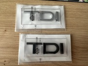 Emblemat TDI Kolor Srebrny bądź Czarny Połysk