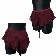 *MAJTKI STRINGI M&S S SEXI ELEGANCKIE BORDO PRZEZROCZYSTE SPÓDNICZKA