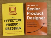 2 książki - Effective Product Designer + Path to Senior Product Designer
