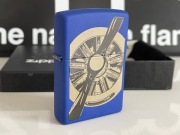 Zapalniczka Zippo 2017, Origin of Flight, lotnicza, Blue Matte, NOWA