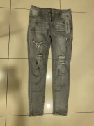 Spodnie jeansowe, Laulia, rozm.40, szare