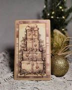 Kartka świąteczna Prezenty ręcznie robiona 3d