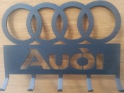Wieszak Audi.Metalowy.Malowany proszkowo. 