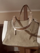 Torebka duza damska szaro zielen nowa z metkami