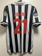 KOSZULKA PIŁKARSKA ZINEDINE ZIDANE 21 JUVENTUS SERIE A CALCIO KAPPA 99/00