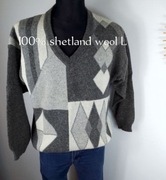 Sweter męski shetland L