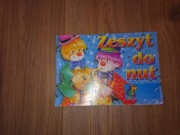 Zeszyt do nut nutowy B5 16 kartek ładny Danmark pięciolinia