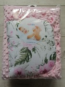 Komplet do wózeczka poduszka i kołderka Minky 