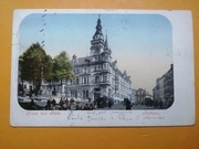 GLATZ - KŁODZKO  ratusz targowisko 1904 rok 