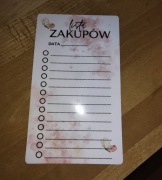 Lista zakupów A5