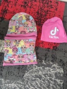 Zestaw komin+ czapka na polarze 