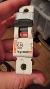 Wyłacznik nadprądowy legrand C40 605614 NOWE