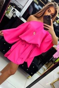 SUKIENKA DAMSKA KIMONO LA DIVA GLAMOUR CASUAL 
