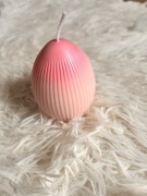 Ręcznie robiona świeczka sojowa - wielkanocne jajko