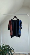 Desigual Czarna bluzka Tshirt Oversize r. S