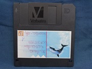 Dyskietka 3,5" 2HD 1,44 MB VERBATIM używana kolor czarny 1 szt.