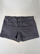 H&M Divided Krótkie Spodenki Damskie Materiałowe Czarne Rozmiar 42