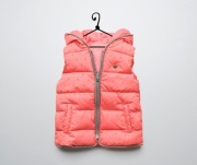 ZARA bezrękawnik ciepły gwiazdki neon 82 12-18m