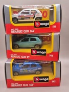 RENAULT CLIO I   3 WERSJE  BBURAGO 1/43