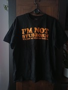 Czarny t-shirt XL czarna koszulka z napisem t-shirt OHM t-shirt unisex