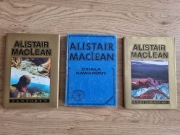 Zestaw 3 książek Alistair MacLean Działa Nawarony, Santoryn, Przełęcz