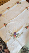 Obrus Święta Bożego Narodzenia ręcznie wyszywany