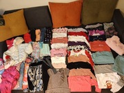 Zestaw ubrań 50szt (110-116) dziewczynka + gratisy