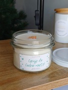 Świeca sojowa świeczka zapachowa 235 ml CZUJĘ DO CIEBIE MIĘTĘ na walentynki