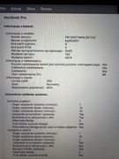 Macbook Pro M2 16GB RAM 512GB SSD A2779 Stan Idealny