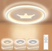 Plafon okrągły LED z pilotem, lampa sufitowa, 41,5 cm, 3000K-6000K 