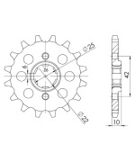 CST30615 zębatka supersprox nx 650 honda dominator xl 400