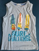 Koszulka bez rękawów H&M r. 134/140 MINIONKI