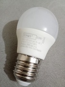 LED żarówka świetlówka E27 6W/510lm/3000K mała kulka kula, krótka