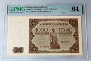 1000 zł 1947 PMG 64