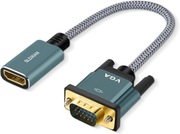 Sldxian Adapter HDMI na VGA, żeński na męski 1080P  transmisja HDMI 