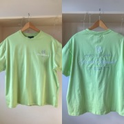 Bench premium t-shirt zielony L haft luxury sport chic