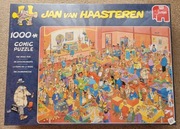 puzzle Jumbo 1000 - Jan van Haasteren - Pokazy magicznych sztuczek - NOWE