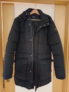 Kurtka zimowa czarna męska długa New Yorker, stan bardzo dobry, roz. S/M