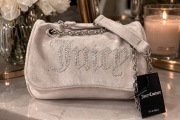 Torebka Juicy Couture welurowa velvet bag | glamour kryształki 