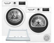 Zestaw Bosch 8kg pralka + suszarka + łącznik !
