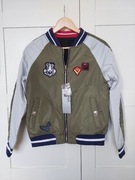 Kurtka bomberka dwustronna khaki z naszywkami Speed.A. roz. S