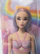 Lalka Barbie syrenka fioletowa Odile Nowa w pudełku Mattel Dreamtopia